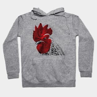 Minimalist Rooster Hoodie